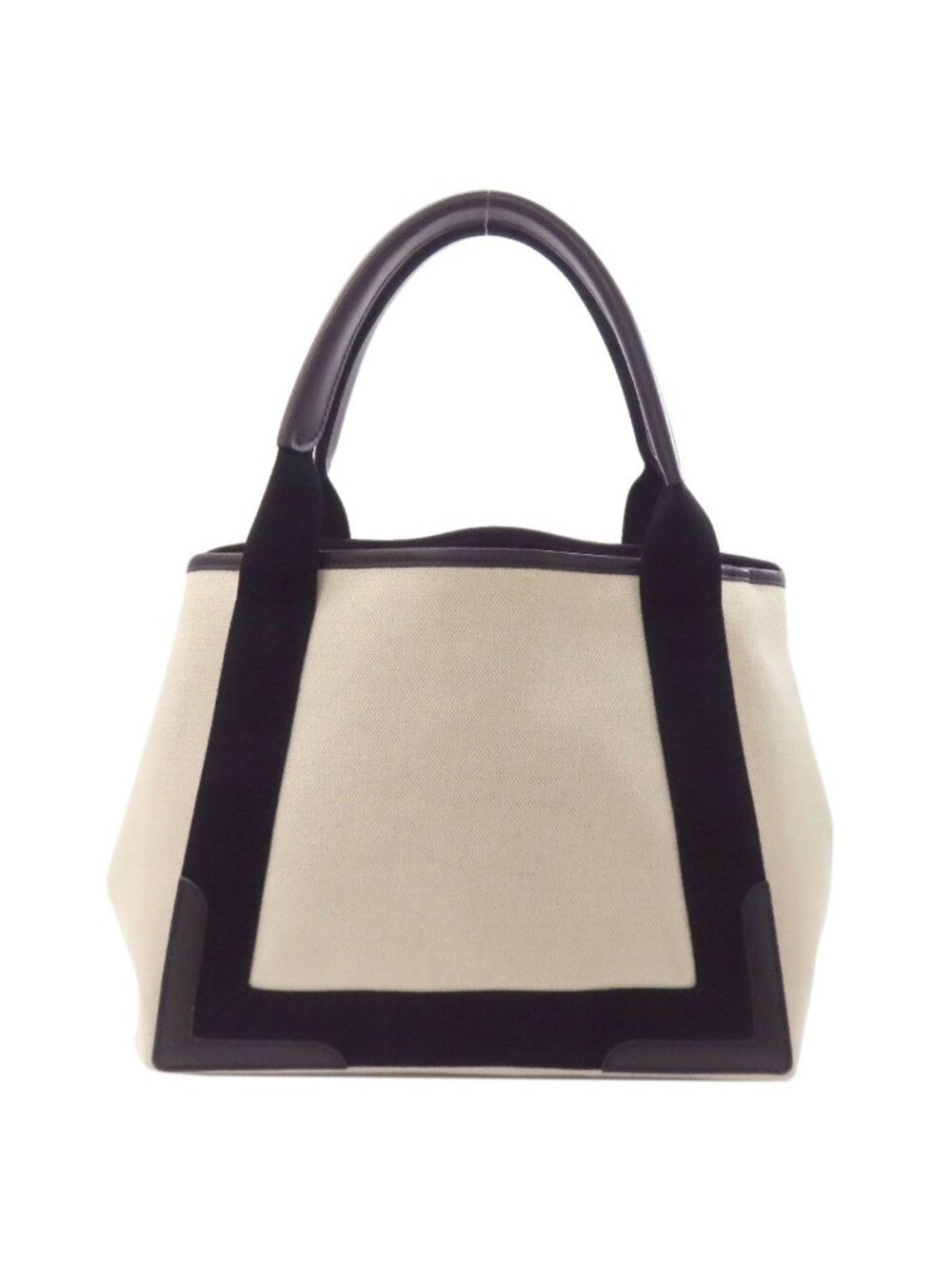 Balenciaga Navy Cabas Handbag Canvas - Picture 2 of 15